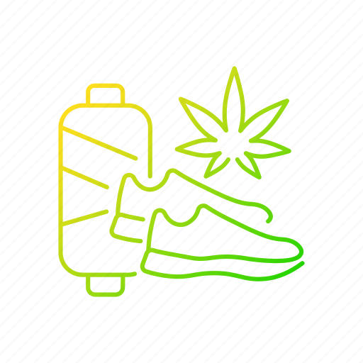 Cannabis shoes, sustainable footwear, weed sneakers, hemp shoes icon - Download on Iconfinder