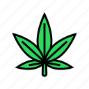 cannabis, plant, leaf, weed, hemp, color