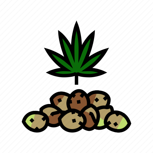 Cannabis, seeds, plant, leaf, weed, hemp icon - Download on Iconfinder