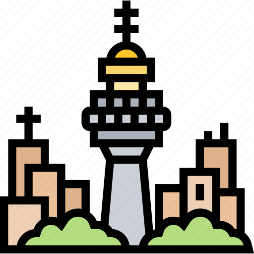 Kuala, lumpur, malaysia, tower, landmark icon - Download on Iconfinder