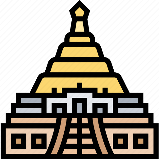 Naypyidaw, myanmar, pagoda, uppatasanti, capital icon - Download on Iconfinder
