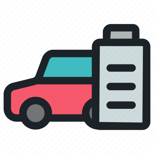 Car, vehicle, automobile, transportation, battery, ev, power icon - Download on Iconfinder
