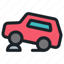 car, vehicle, automobile, transportation, bump, road, suv, bumps