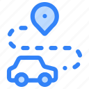 car, vehicle, automobile, transportation, route, direction, map, location