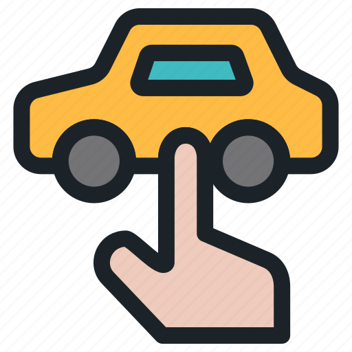 Car, vehicle, automobile, transportation, touch, select, choose icon - Download on Iconfinder
