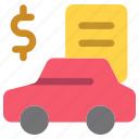 car, vehicle, automobile, transportation, money, price, dollar, invoice