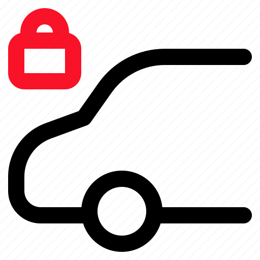 Padlock, car, transportation, locked, security icon - Download on Iconfinder