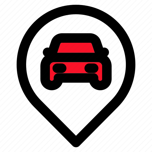 Gps, car, map, placeholder, location icon - Download on Iconfinder