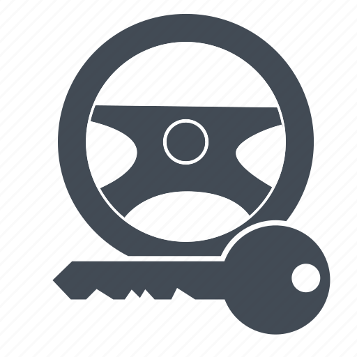 Lock, steering, warning icon - Download on Iconfinder