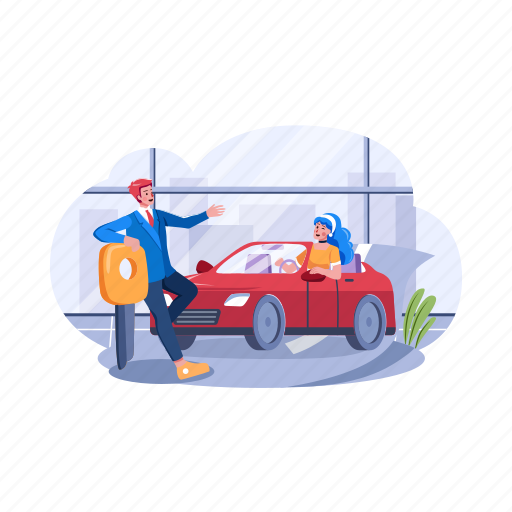 Business, service, transportation, sale, retail, customer, automotive illustration - Download on Iconfinder