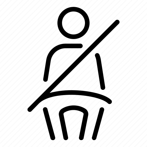 Belt, passenger, safety, seat, seatbelt icon - Download on Iconfinder