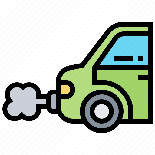 Automobile, car, emission, exhaust, pipe icon - Download on Iconfinder
