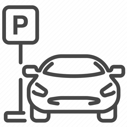 Car, park, parking, transport, transportation, vehicle icon - Download on Iconfinder