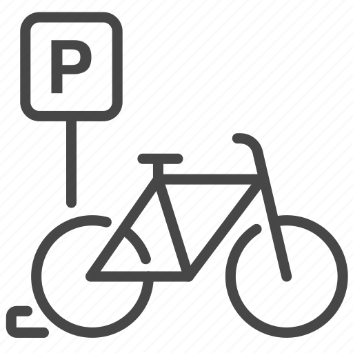 Bicycle, bike, cycling, park, parking icon - Download on Iconfinder