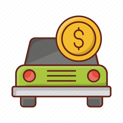 Car, parking, pay, dollar, vehicle icon - Download on Iconfinder