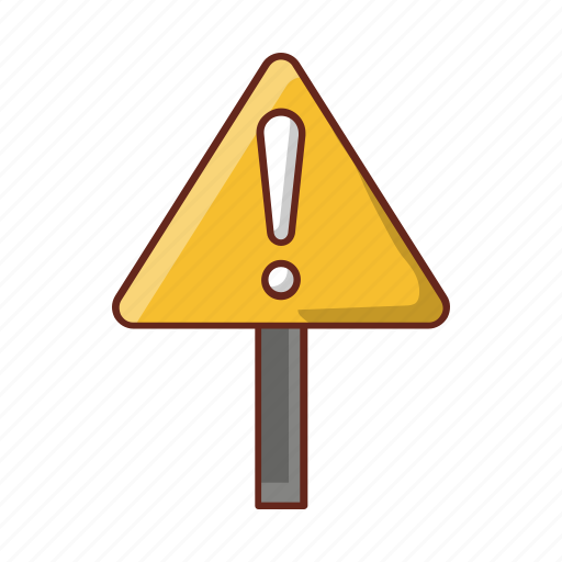 Danger, exclamation, caution, sign, board icon - Download on Iconfinder