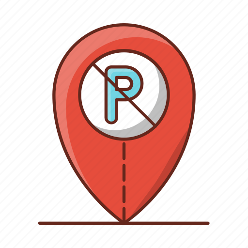 Location, noparking, map, gps, marker icon - Download on Iconfinder