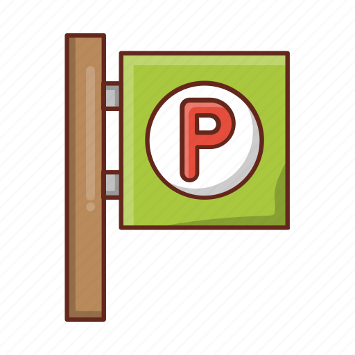 Parking, board, sign, park, banner icon - Download on Iconfinder