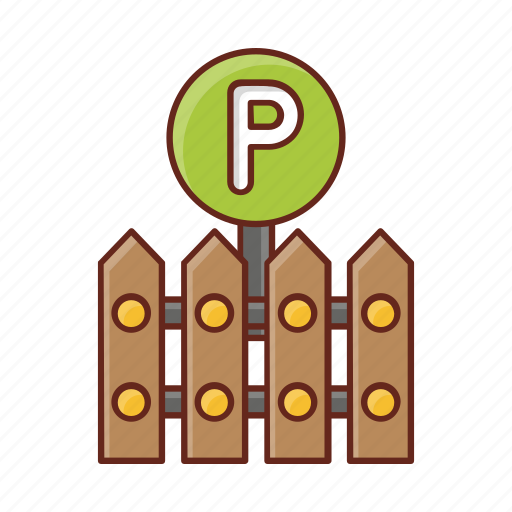 Parking, boundary, safety, protection, fence icon - Download on Iconfinder