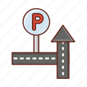 parking, sign, road, traffic, board