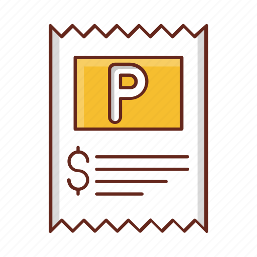 Parking, slip, bill, payment, receipt icon - Download on Iconfinder