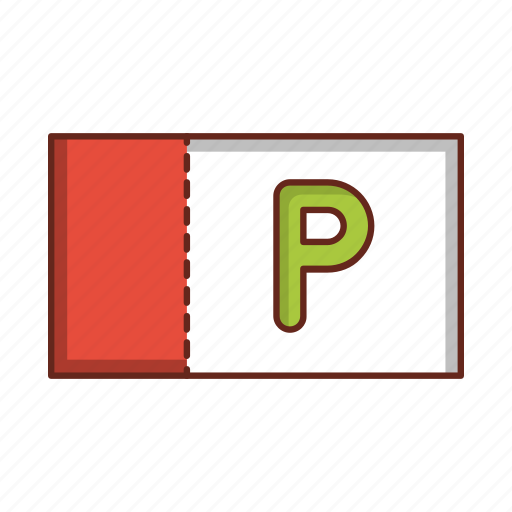 Parking, slip, ticket, entry, pass icon - Download on Iconfinder