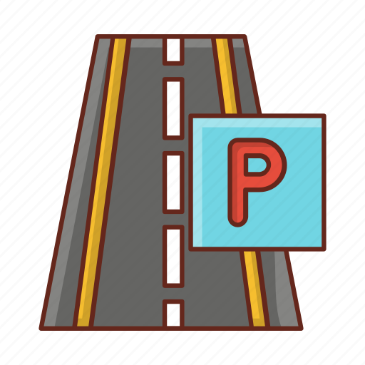 Road, parking, sign, board, traffic icon - Download on Iconfinder