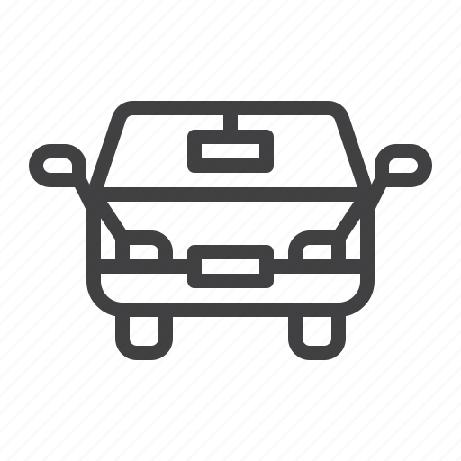 Car, front, view, transportation icon - Download on Iconfinder
