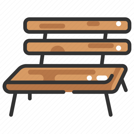 Bench, buildings, leisure, relax, seat, wood icon - Download on Iconfinder