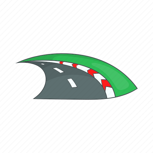 Cartoon, road, sign, speed, speedway, transportation, way icon - Download on Iconfinder