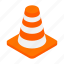 cone, construction, isometric, road, safety, street, traffic 