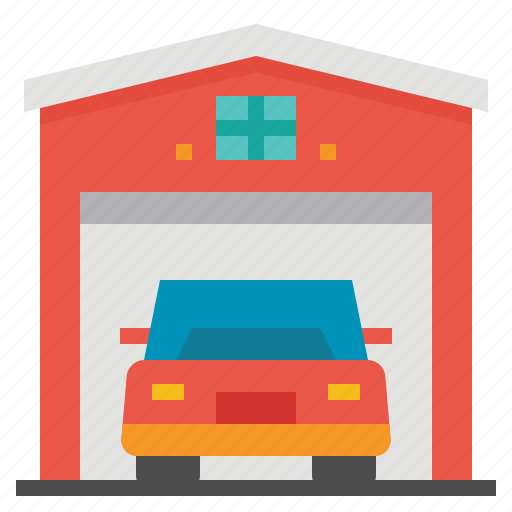 Garage, car, transport, transportation, building icon - Download on Iconfinder