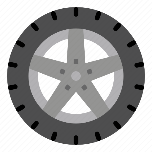 Tire, automobiles, rim, wheel, car, part icon - Download on Iconfinder