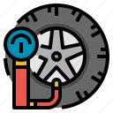 car, inflator, mechanic, pressure, repair, service, tire