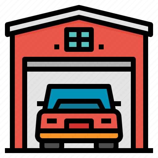 Garage, car, transport, transportation, building icon - Download on Iconfinder