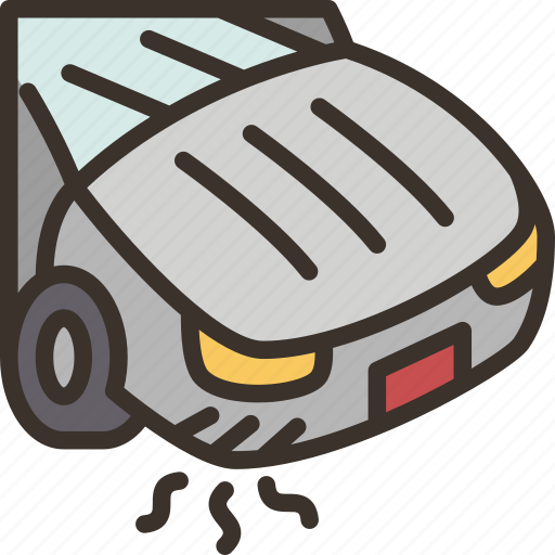 Car, scratch, barrier, accident, damage icon - Download on Iconfinder