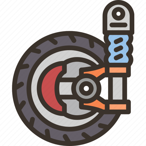Tire, suspension, axle, absorber, part icon - Download on Iconfinder