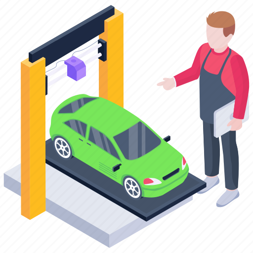Car printing, 3d printing, automotive printing, car designing, vehicle printing illustration - Download on Iconfinder