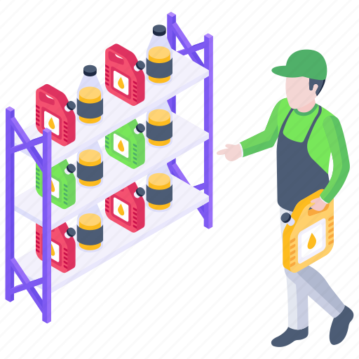 Oil cans, oil rack, petrol cans, petroleum, oil containers illustration - Download on Iconfinder