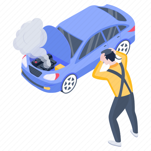 Car damage, car burn, car overheating, auto burn, vehicle burn illustration - Download on Iconfinder