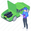auto repair, car bonnet, car mechanic, car technician, car service 