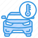 thermometer, temperature, car, vehicle, automobile 