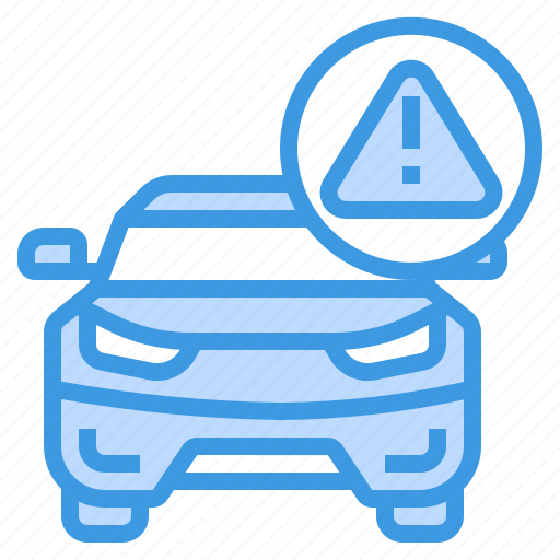 Warning, alert, car, vehicle, automobile icon - Download on Iconfinder