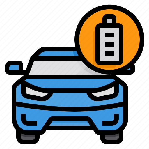Battery, charge, car, electric, vehicle, automobile icon - Download on Iconfinder