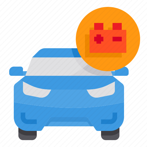 Battery, charging, car, vehicle, automobile icon - Download on Iconfinder