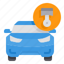 piston, cylinder, car, vehicle, automobile 