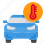 thermometer, temperature, car, vehicle, automobile 