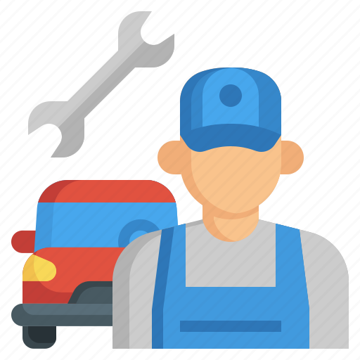 Car, technician, maintenance, professions, jobs, engineer icon - Download on Iconfinder