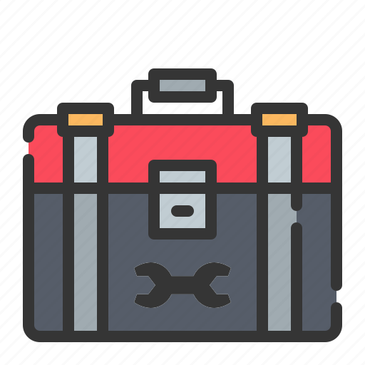 Toolbox, equipment, tool, repair, box icon - Download on Iconfinder