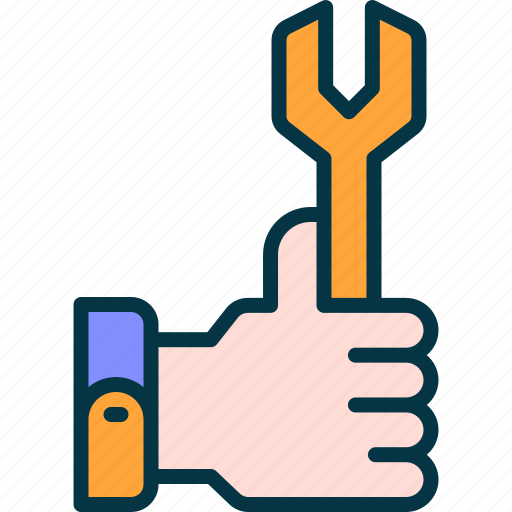 Repair, hand, wrench, car, service icon - Download on Iconfinder